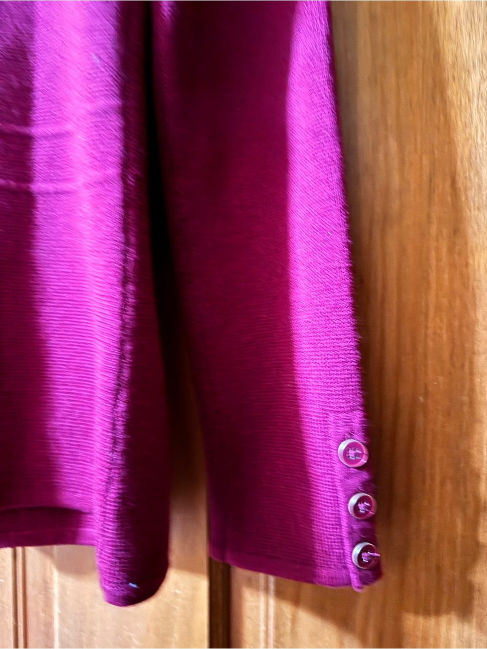 Talbots Raspberry Knit Blazer Jacket - Picture 7 of 7